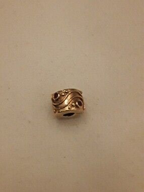 Pandora 14k gold ruby Babbling Brooke clip charm